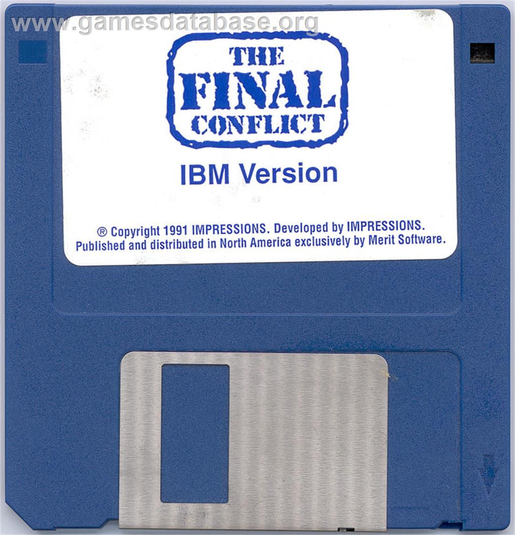 Final Conflict, The - Microsoft DOS - Artwork - Disc